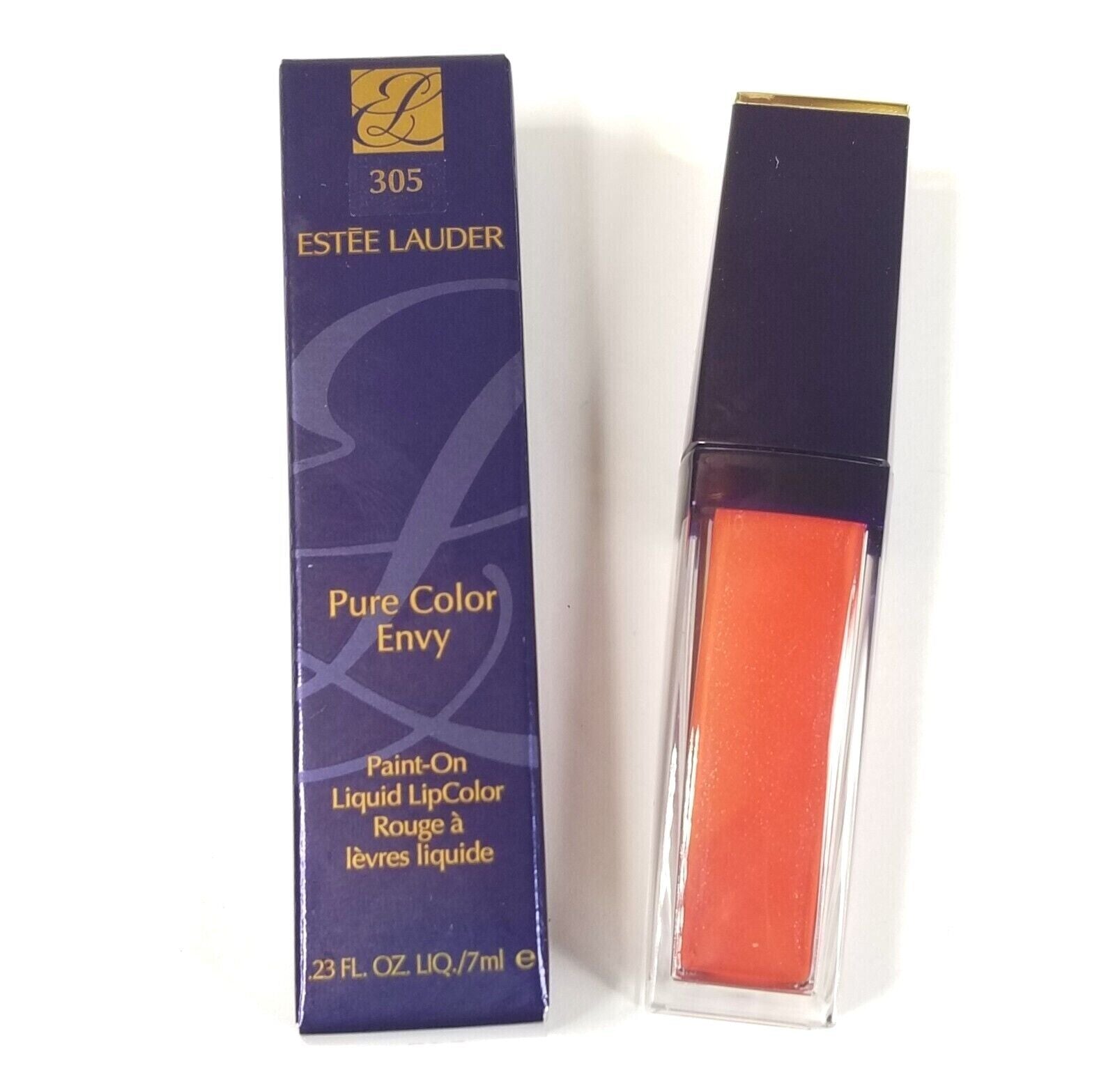 Estee Lauder Pure Color Envy Liquid Lipstick Paint-On Matte Liquid LipColor 305 Patently Peach 7 ml