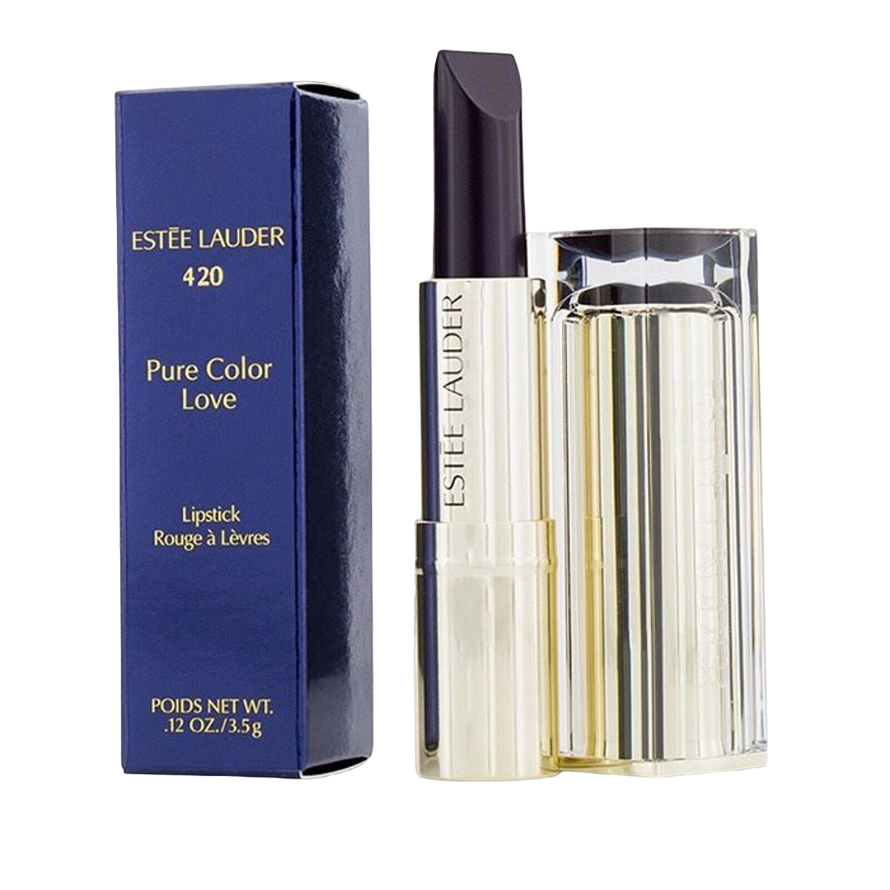 Estee Lauder Pure Color Love Long-Lasting Cream Lipstick with Natural Oils 420 Up Beet 3.5 g