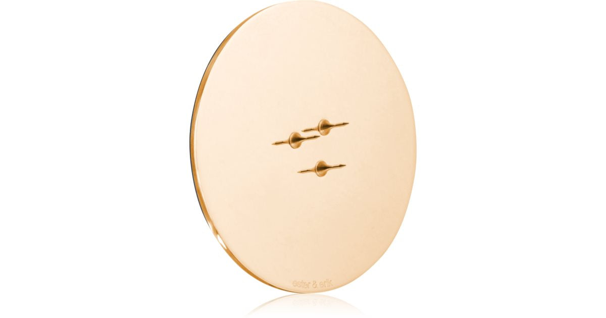 accessories ester & erik 9cm shiny gold scented candle holder