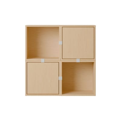 Muuto - Etagère Stacked - Bois naturel - MDF placage chêne - Designer Julien De Smedt