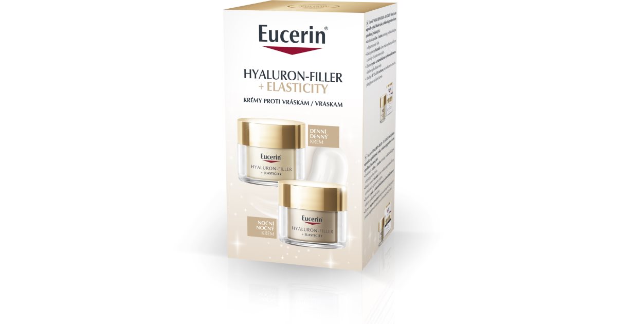 Eucerin Hyaluron-Filler + Elasticidad Envase Práctico Para Pieles Maduradas 2× 50 Ml