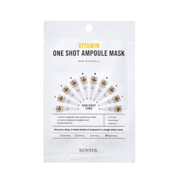 EUNYUL - One Shot Ampoule Mask - Vitamin - 1pc