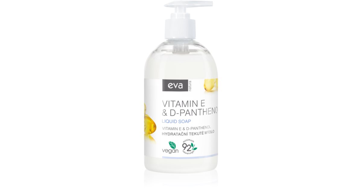 Eva Natura Vitamin E & D-Panthenol Flytande Handtvål 500 Ml