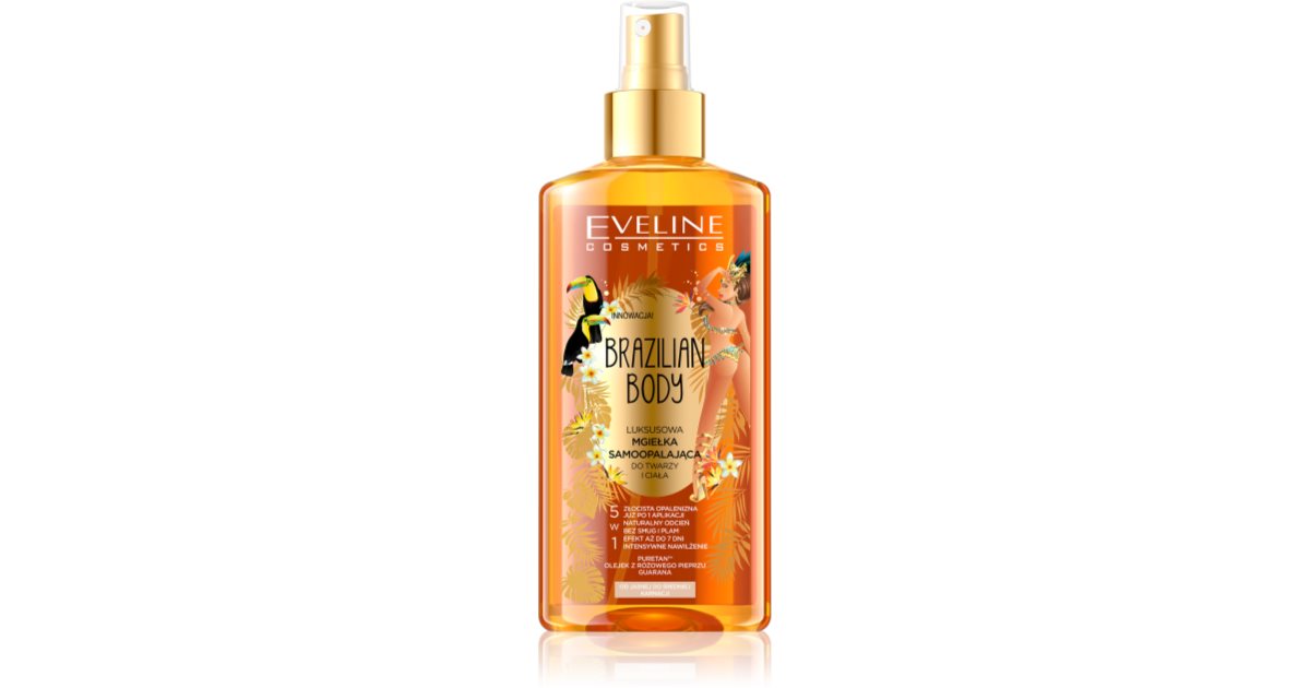 Eveline Cosmetics Brazilian Self-Tanning Body Spray For A Look Naturale 150 ml