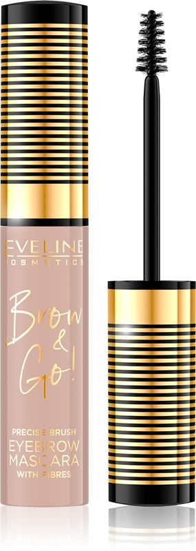 Eveline Cosmetics Brow & Go! Ögonbryn Mascara Färg 05 Taupe 6 Ml