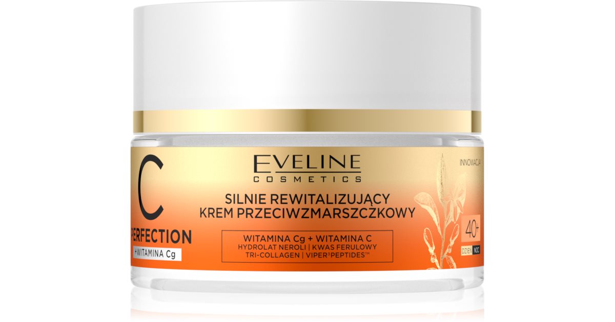 Eveline Cosmetics C Perfection Crema Revitalizante Con Vitamina C 40+ 50 Ml