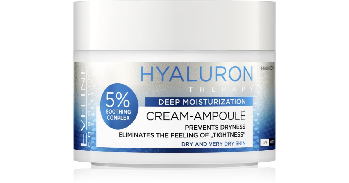 Eveline Cosmetics Cream-Ampulla Hialuron Intensywnie nawilżający krem 50 ml