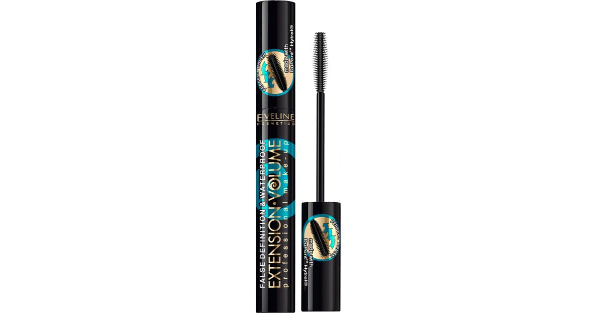 Eveline Mascara Noir Imperméable Extension Volume 10 ml