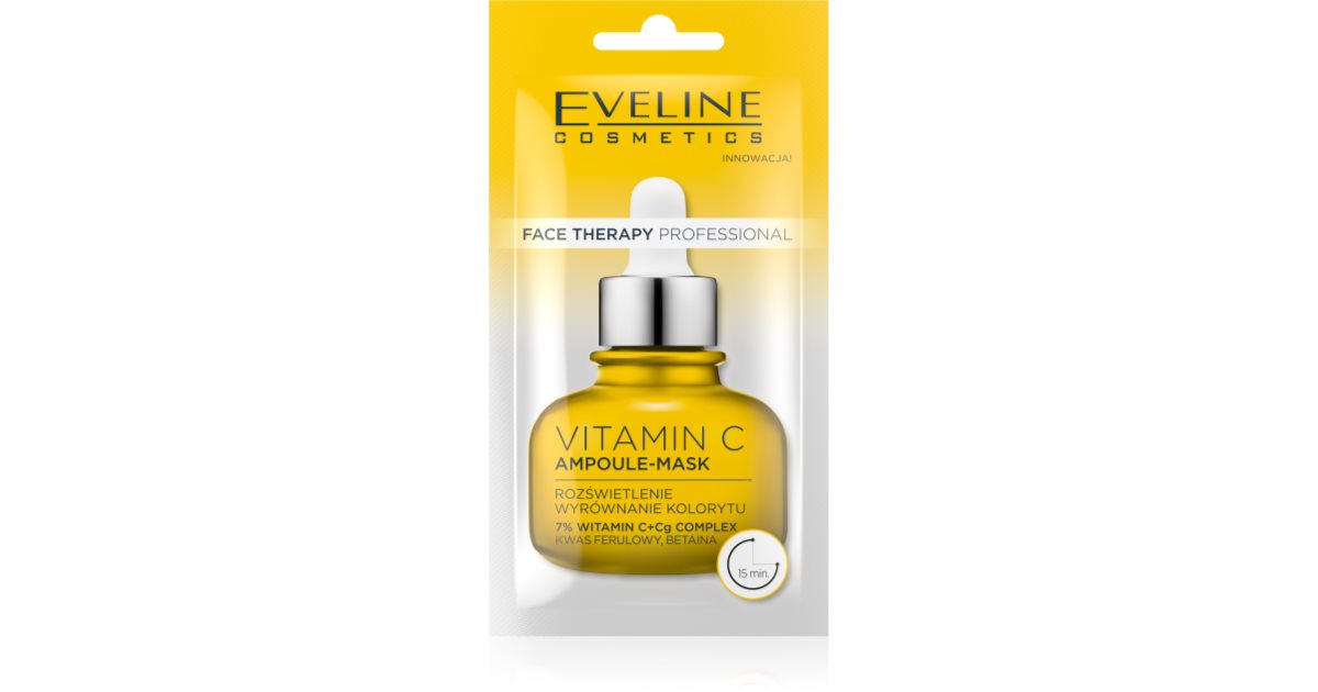 Eveline Cosmetics Therapy Vitamina C Mascarilla Crema Iluminadora 8 Ml