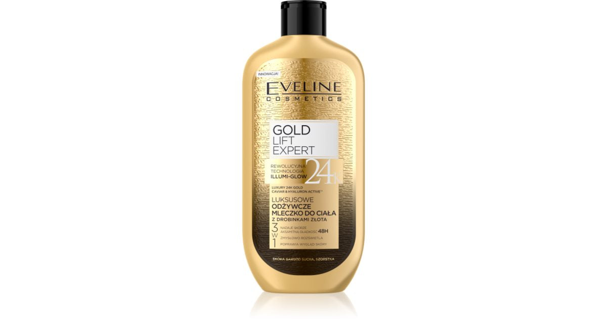 Eveline Cosmetics Gold Lift Expert Crema Nutriente Corpo Con Oro 350 Ml
