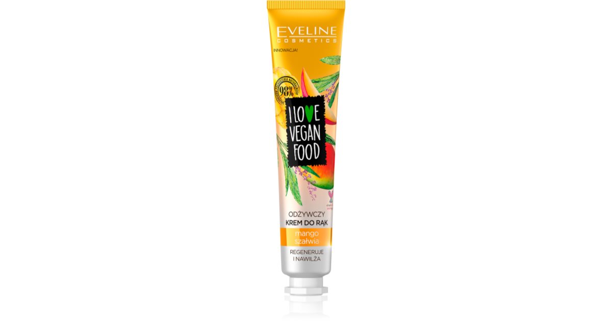 Eveline Cosmetics I Love Crema de maini nutritiva alimentara vegana 50 ml