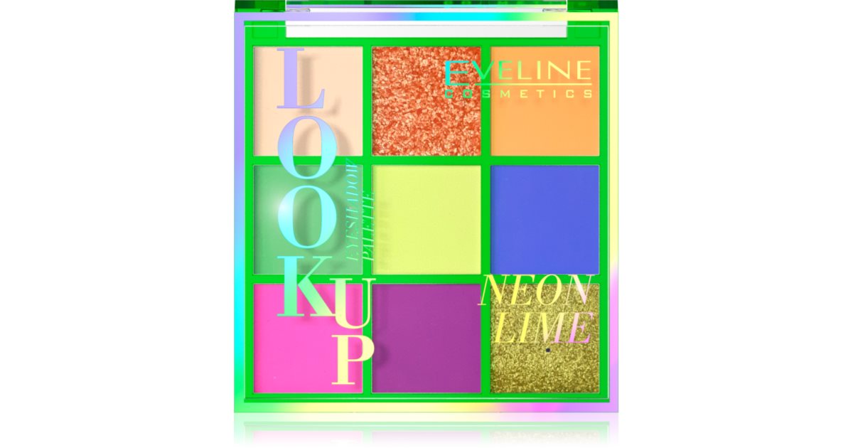 Eveline Cosmetics Look Up Neon Lime Lidschatten-Palette 10,8 g