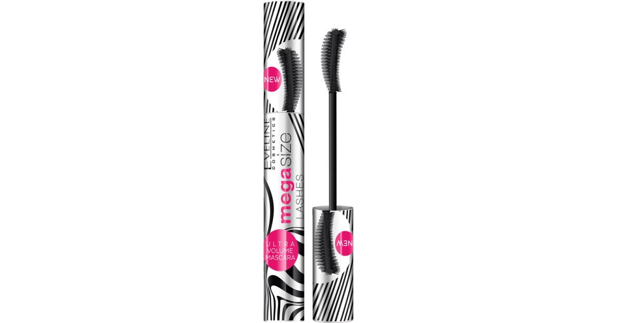 Eveline Cosmetics Megasize Mascara for et maksimalt volum på 10 ml