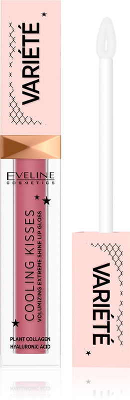 Eveline Cosmetics Variété Cooling Kisses Fugtgivende lipgloss med forfriskende effekt Farve 06 New Romance 6,8 Ml