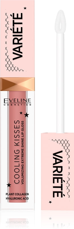 Eveline Cosmetics Variété Cooling Kisses Fuktighetsgivende lipgloss med forfriskende effekt Farge 03 Star Glow 6,8 Ml