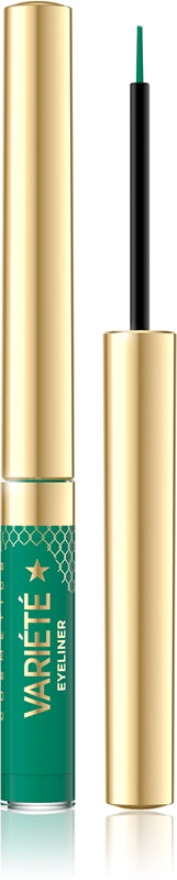 Eveline Cosmetics Variété Eyeliner Waterproof Longue Durée Couleur 06 Vert Paon 2,8 Ml