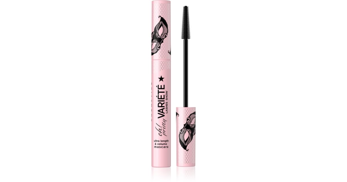 Eveline Cosmetics Variasjon Oh! Pretty Black Volumizing and Lengthening Mascara 10 Ml