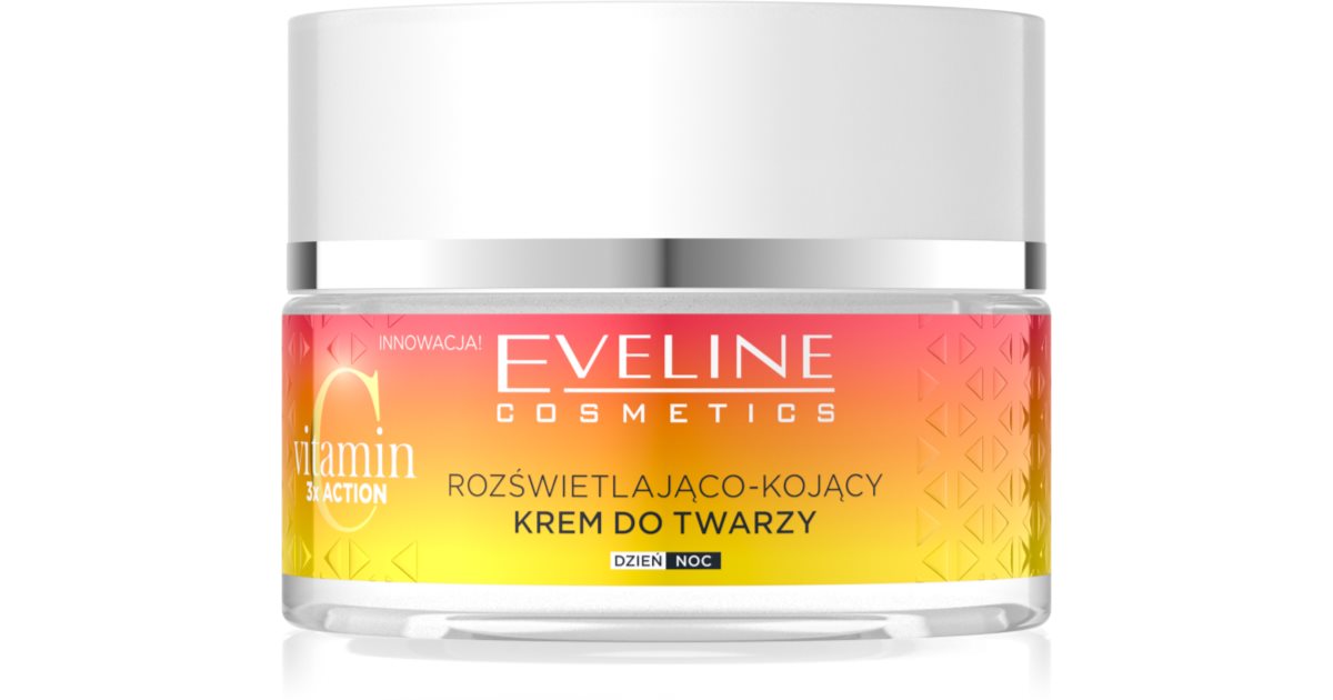 Eveline Cosmetics Vitamine C 3X Action crème illuminatrice effet apaisant 50 ml