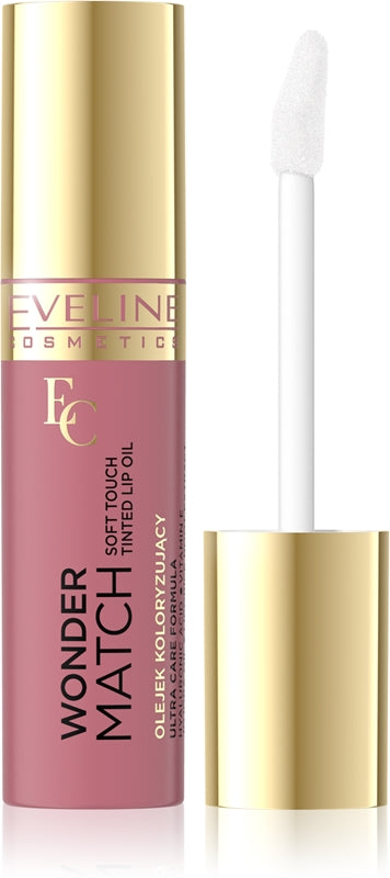 Eveline Cosmetics Wonder Match feuchtigkeitsspendendes Lippenöl Farbe 03 Erdbeereiscreme 5 ml