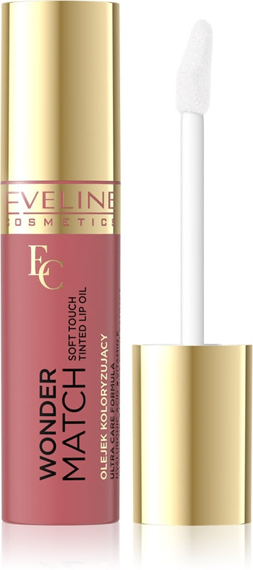 Eveline Cosmetics Wonder Match feuchtigkeitsspendendes Lippenöl Farbe 04 Himbeersorbet 5 ml