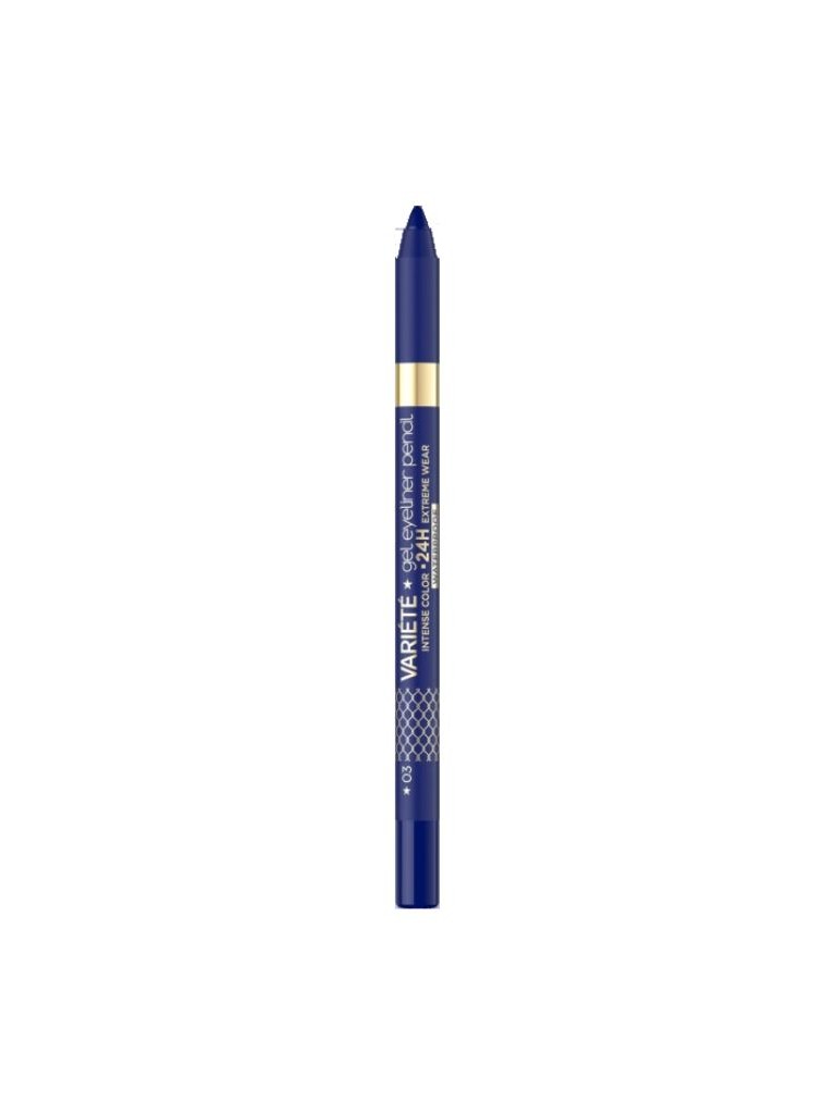Eveline Cosmetics Variété Waterproof Gel Pencil for Eyes Color 03 Blue 1 Stk
