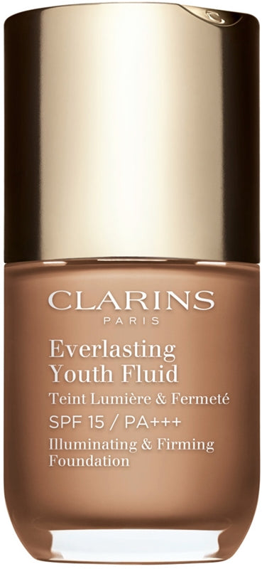 Clarins Everlasting Youth Illuminating Foundation Fluid SPF 15 Color 112.3 Sandalwood 30 ml