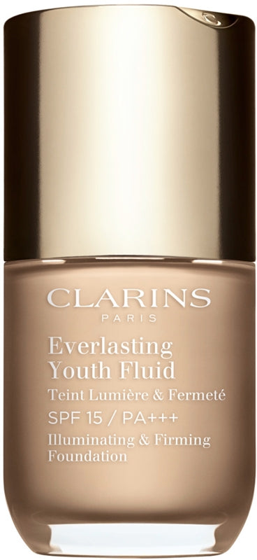 Clarins Podkład rozświetlający Everlasting Youth Illuminating Fluid SPF 15 Kolor 105 Nude 30 ml