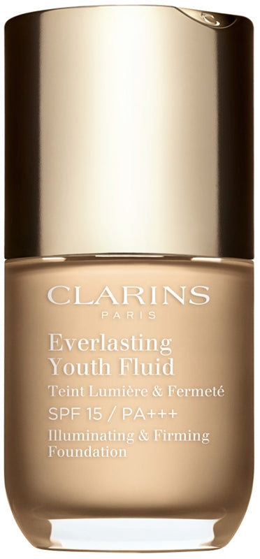 Clarins Podkład rozświetlający Everlasting Youth Illuminating Fluid SPF 15 Color 101 Linen 30 ml