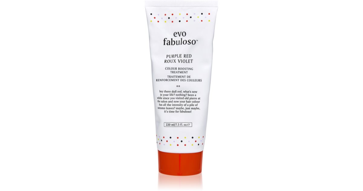 EVO Fabuloso Colour Boosting Treatment Conditioner to enhance hair colour Chestnut 220 ml