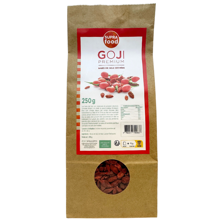 Exopharm Supra Food Premium Getrocknete Goji-Beeren 250g