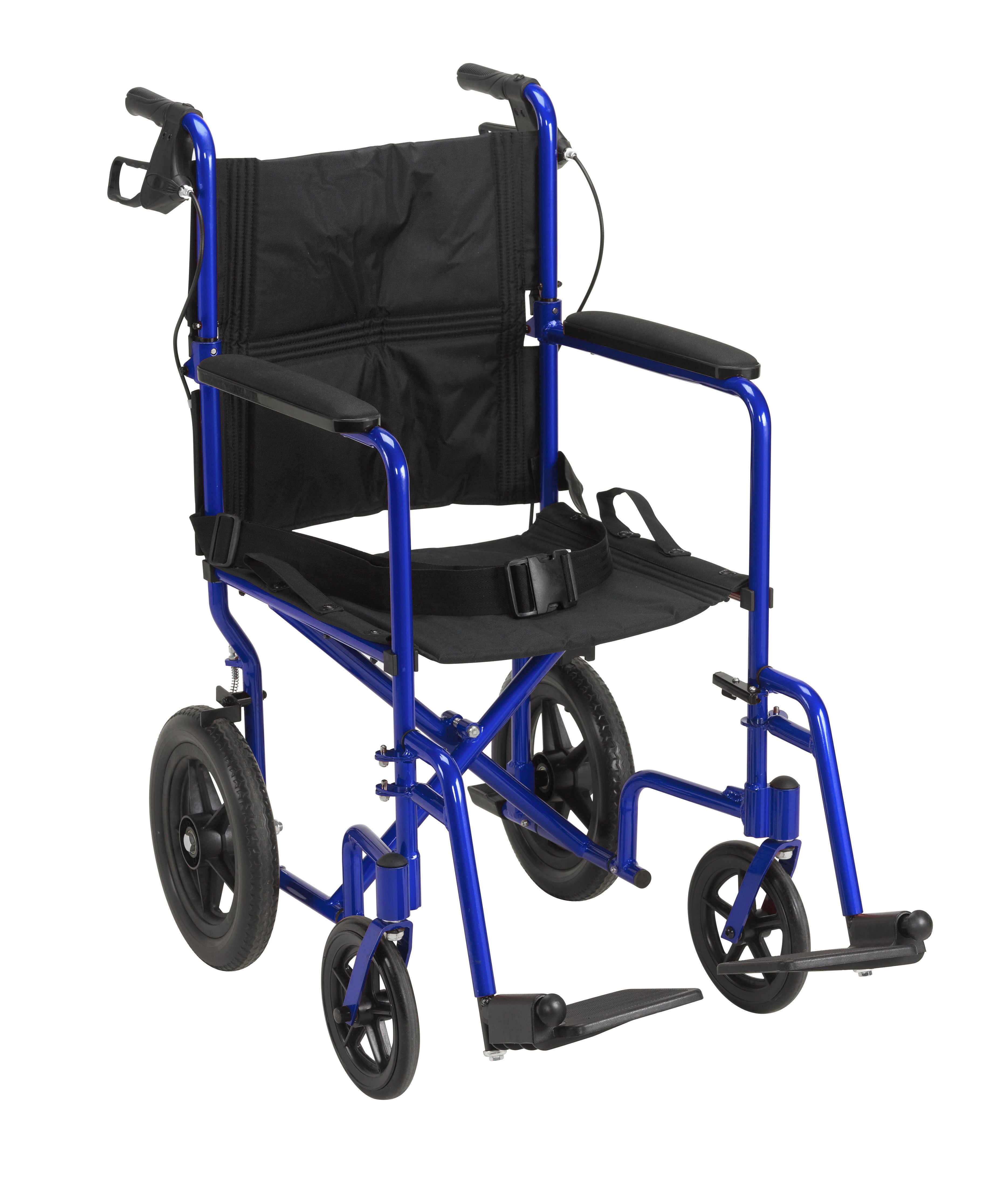 Lightweight Expedition Transport Wheelchair, Blue
