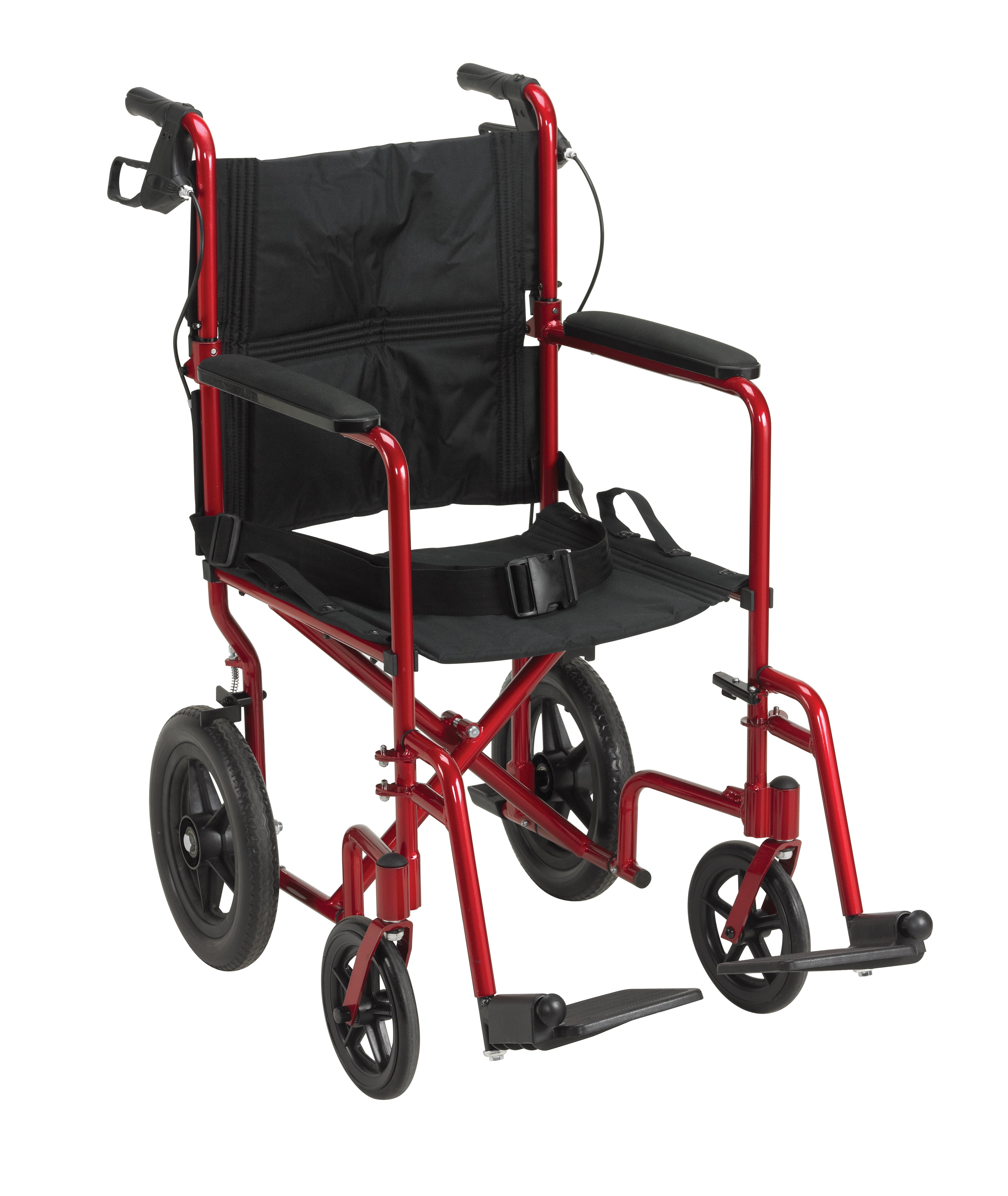 Lightweight Expedition Transport Wheelchair, Red