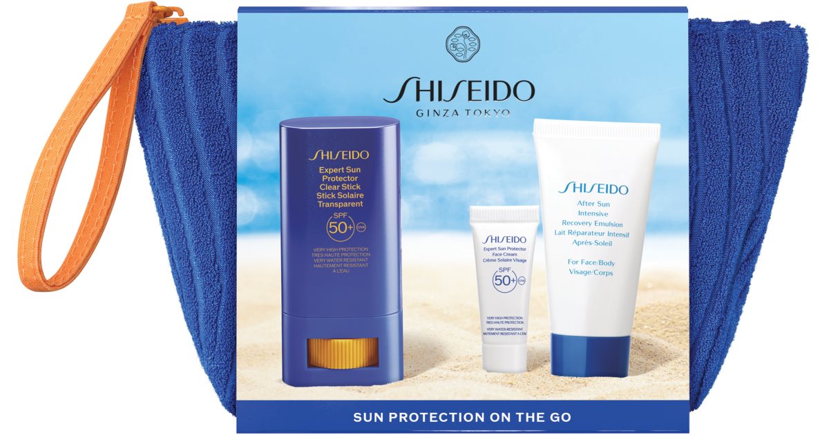 Shiseido Expert Protector solar Sun Protection Paquete de regalo On The Go con beauty casas