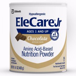 EleCare Jr Pediatric Oral Supplement, Chocolate, 6 Cans - Case
