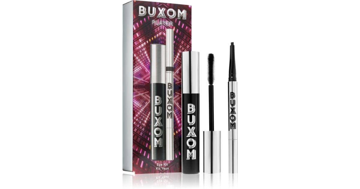 Buxom EYE KIT PLAYER gift set volumizing and lengthening mascara 11 ml + long-lasting eyeliner 0.12 g