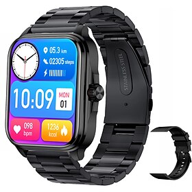 Cardica glycémie montre intelligente bluetooth appel tension artérielle température corporelle smartwatch hommes ip68 étanche fitness tracker