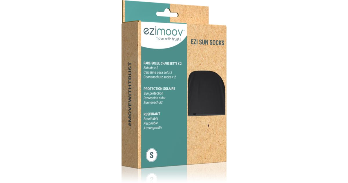Ezimoov EZI Sun Socks - Parasol retráctil (talla S, 47,5 cm x 49,5 cm, 2 unidades)
