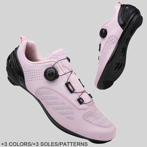 Sapatos de bicicleta de bicicleta para homens e mulheres novos e femininos de ciclismo ao ar livre três SOs opcionais funcionais Shoesxj2411