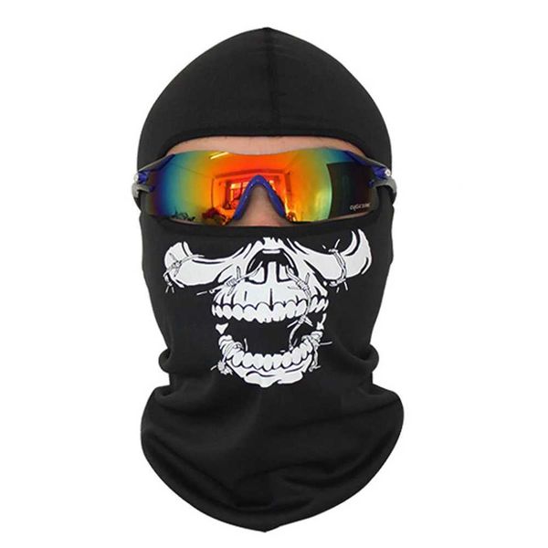 Breathable Face Masks Skull Mask Seamless Balaclava Mask Headwear Scarf Motorcycle Riding Men Hat Ski CapsXJ240828
