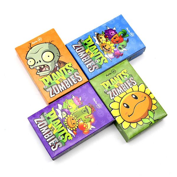 Plants vs. Zombies peripheral toy cards Poker full set of game cards S248261
