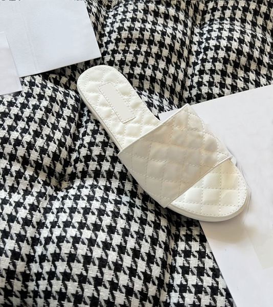 Fashion Womens Candy Color Summer Beach Slides Flat Leather Sandals Slippers Shoes