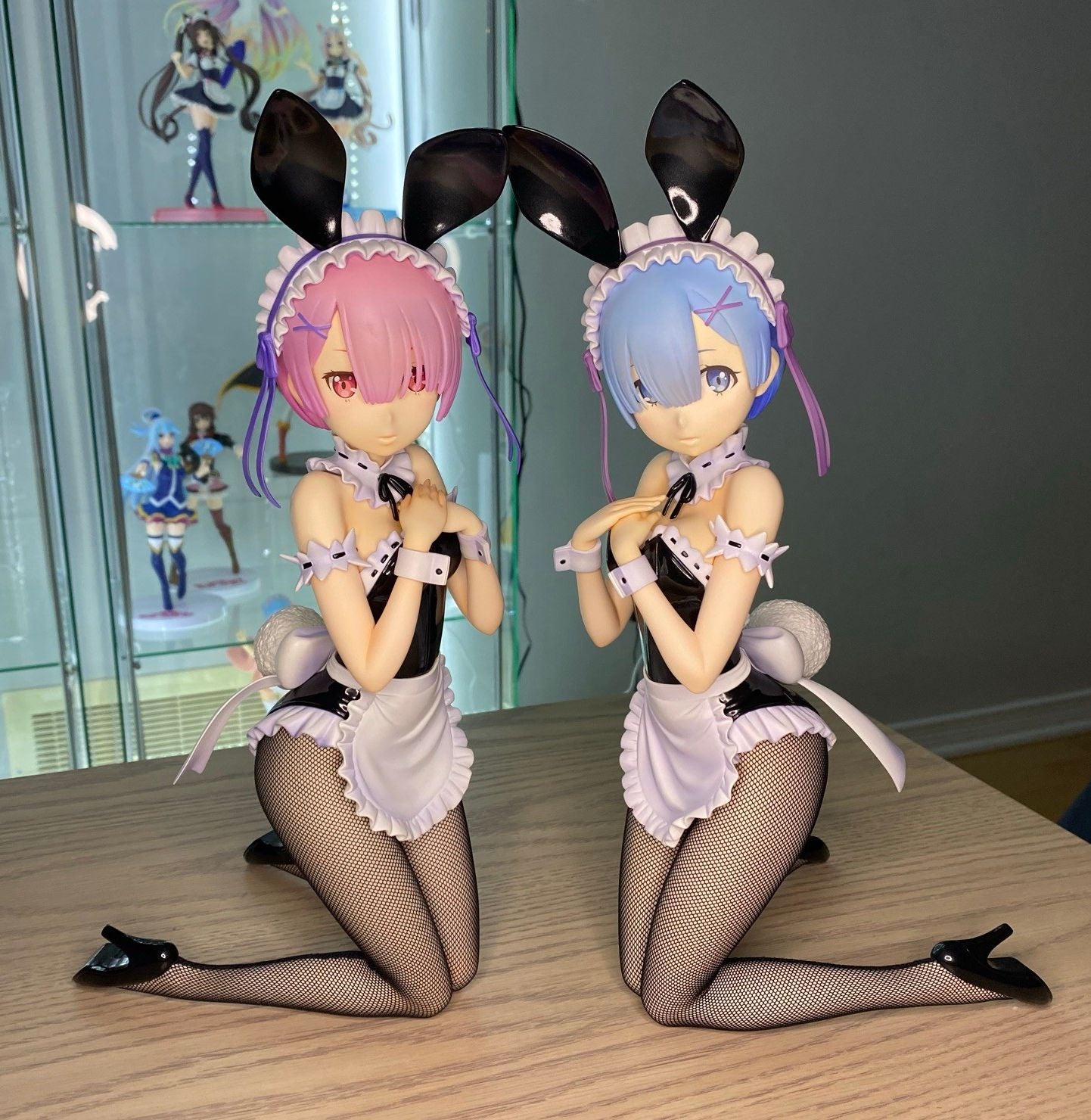 Movie Games Freeing B-style Re:ZERO Starting Life in Another World Rem Ram Anime Bunny Girl PVC Action Figure Toy Collection Model Doll