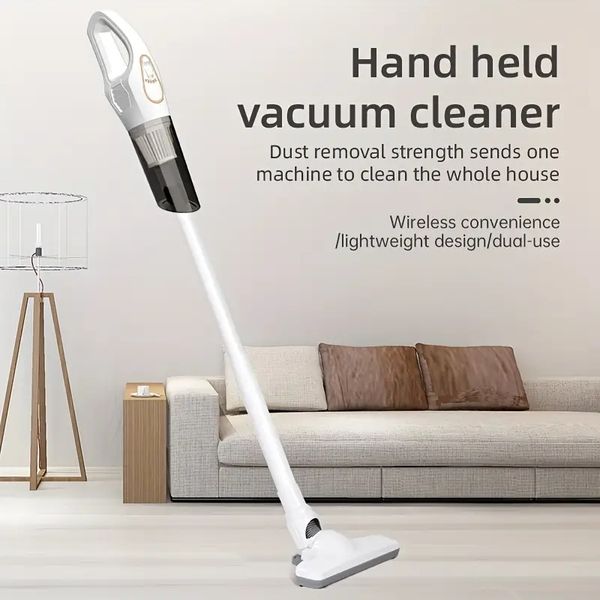 1pc Vacuum Cleaner, Household Kitchen, Bathroom, Dry And Wet Separation Coding, Handheld Vacuum Cleaner, Car Mounted Vacuum Cleaner, Dual-pu