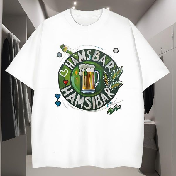 Custom Tshirt for Man Woman 230g Cotton Casual Daily Wear beer Breathable Soft Mens T Shirts Comfortable Custom Print Plus Size Tshirts