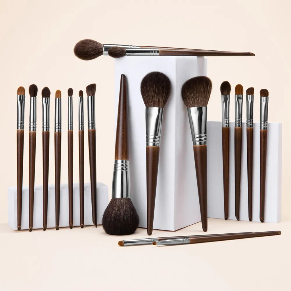 Makeup Tools OVW Natural Goat Hair Brushes Set Professional Kit brocha maquille pedzle do makijazu blending smudging brush shader 230927