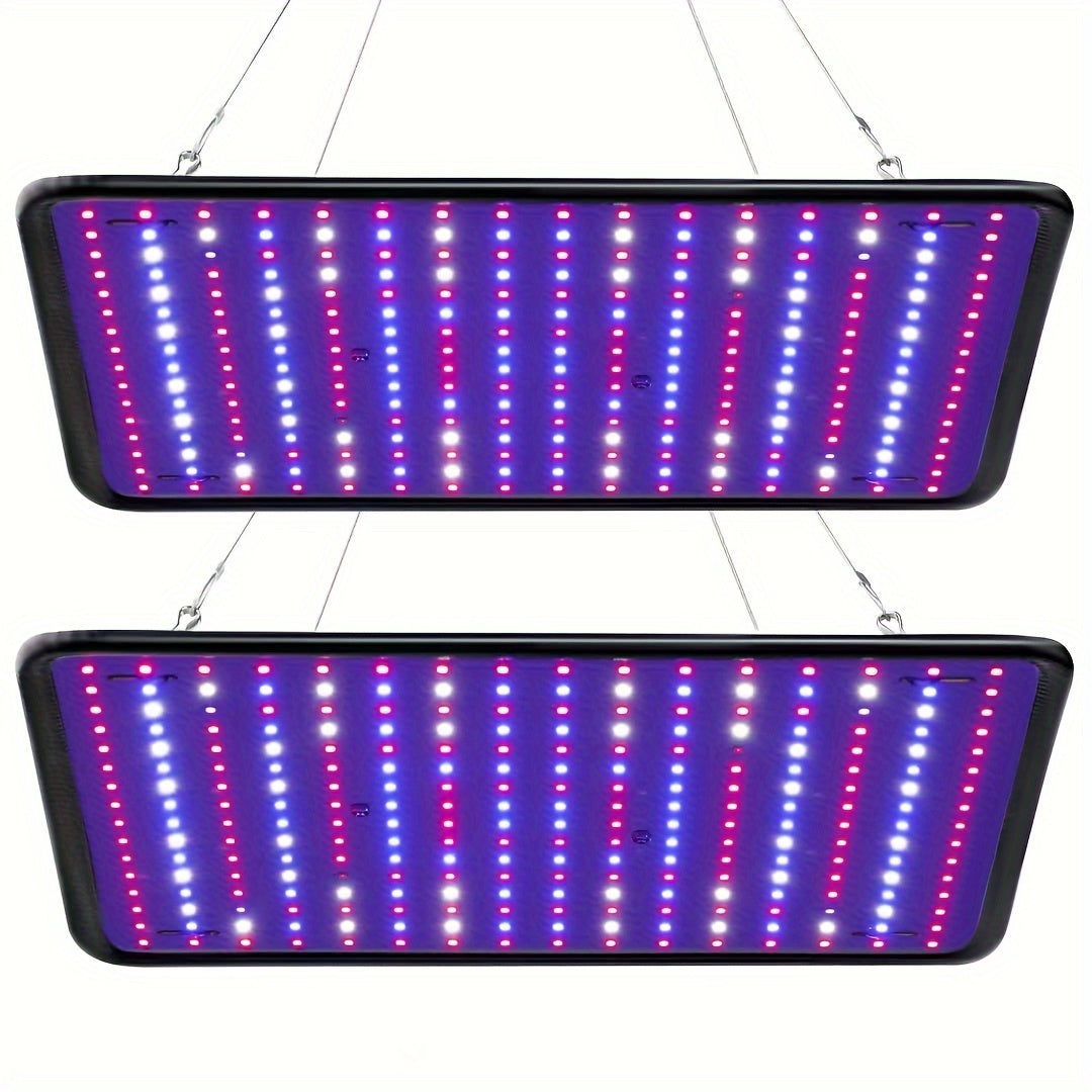 TEMU 2pcs Grow Light For Indoor Plants Led Grow Light , Plant Growing Lamp For Indoor , Greenhouse, Grow Tent, Hydroponics (200w)