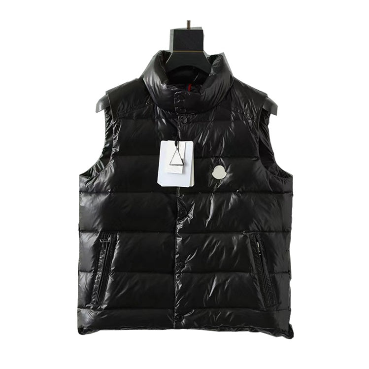 TOPSTONEY Men&#039;s Down Vest 2023 Winter New Slim Short Collar Vest Couple Warm White Duck Down Coat Fluffy Clothing