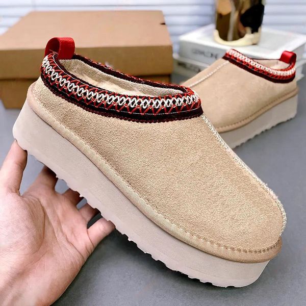 Designer tasman slippers Tazz Mini boots women Australian Snow kids boot Fur platform short Winter Ultra Mini Platform Boot Slip-on Shoes CC