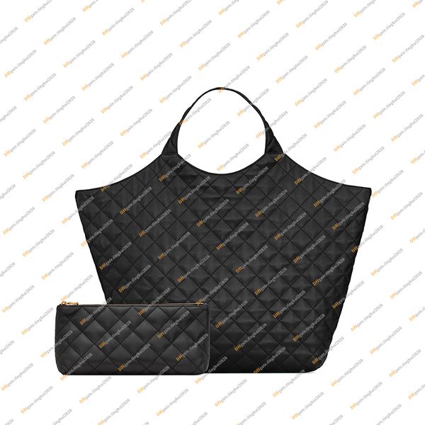 Ladies moda design de luxo icare acolchoado bolsa de compras de casca de casca