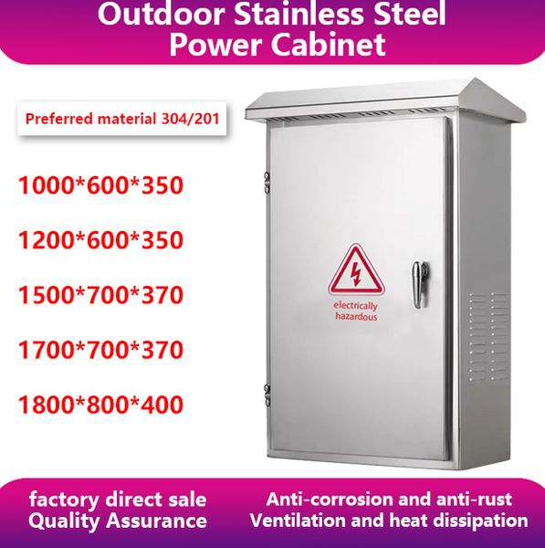 304-201 Outdoor stainless steel electrical box enclosure, weatherproof Enclosure box with insulated project box